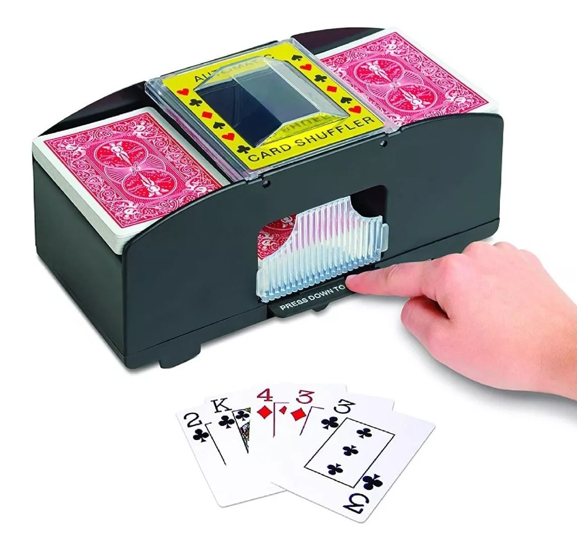 Barajador Automático De Cartas Juegos Póker Naipes Mezclador